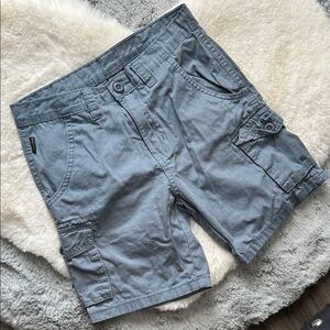 Kids Boys Gray Cargo Shorts